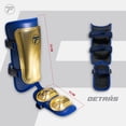 thumbnail image 4 of Espinillera Broche Felter Sports Protector DE Bateo Adulto Dorado/Azul Marino, 4 of 8