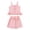 Pink, variant on Xyant Toddler Baby Girl Clothes Knit Floral Fly Sleeve Tops Shorts Cute Summer Spring Outfits Infant Baby Girl Clothing Set (Pink,18-24 Months)