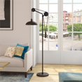 thumbnail image 2 of Henn&Hart 25" Blackened Bronze Metal Floor Lamp, 2 of 10