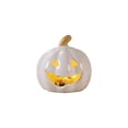 thumbnail image 6 of Ceramic Jack O Lantern Light Up Halloween Figurine, Glowing Hollow Pumpkin Tabletop Decor, Ornament for Fall Thanksgiving, Home Party & Indoor Outdoor, 6 of 6