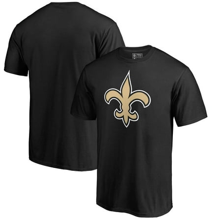 New Orleans Saints NFL Pro Line by Fanatics Branded Primary Team Logo T-Shirt - Black