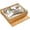 Type A, variant on Ulxkmt Type B Bamboo Stainless Steel Bento Box Divided Japanese Lunch Container for Restaurant Home 23.5x29.5cm