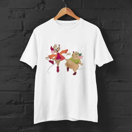 Fairytale Characters Jaq and Gus Youth Shirt and Tote Bag Apparel Sizes S-M-L-XL-XXL-3XL-4XL-5XL Casual Comfortable Unisex Wear for Kids-TH9036