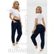 thumbnail image 3 of Pantalones cargo MoFiz para mujer, ligeros, para exteriores, color azul marino, talla L, 3 of 7