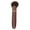Brown, variant on M Buder USB Electric Makeup Brush Rechargeable Massage Blending Brush with 10 Adjustable Gears, Foundation Powder Blush Concealer Cosmetic Brush, Brown Oblique Head (7.08 inches / 18.00 cm)