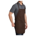thumbnail image 2 of Mafoose Adult Unisex Full Length Apron with Pockets Coffee Bean, 2 of 3