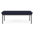 thumbnail image 3 of Newport Reception Waiting 18.5" 2-Seat Bench / Charcoal Steel / Navy Blue, 3 of 5