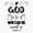 1pcs, variant on IGod be for us who can be against us Bible Verse Typography Sticker