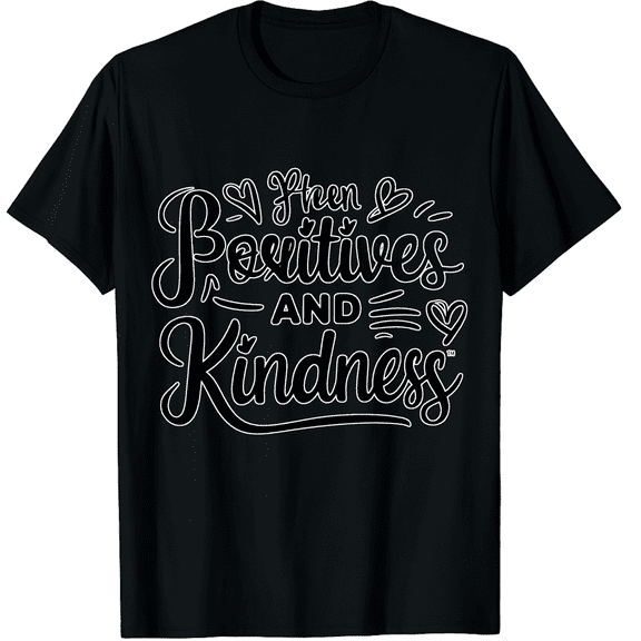 Choose Kindness Every Day Positive Quote Be Kind Graphic T-Shirt for Men and Women