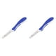 thumbnail image 1 of 2 piezas de descosedor de hilo, herramientas de costura, manualidades, mango de silicona Azul, 1 of 9