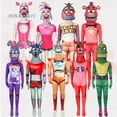 thumbnail image 2 of Disfraz de Freddy's para niños, conjunto completo de máscara y mono de Five Nights, juego de terror, oso de juguete, juego de rol, monos para fiesta de Halloween, 2 of 5