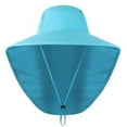 thumbnail image 4 of LEEYNEER Chapeau de Soleil à Grand Bord avec Rabat de Cou UPF 50+ Randonnée Safari Pêche pour Hommes et Femmes, 4 of 6