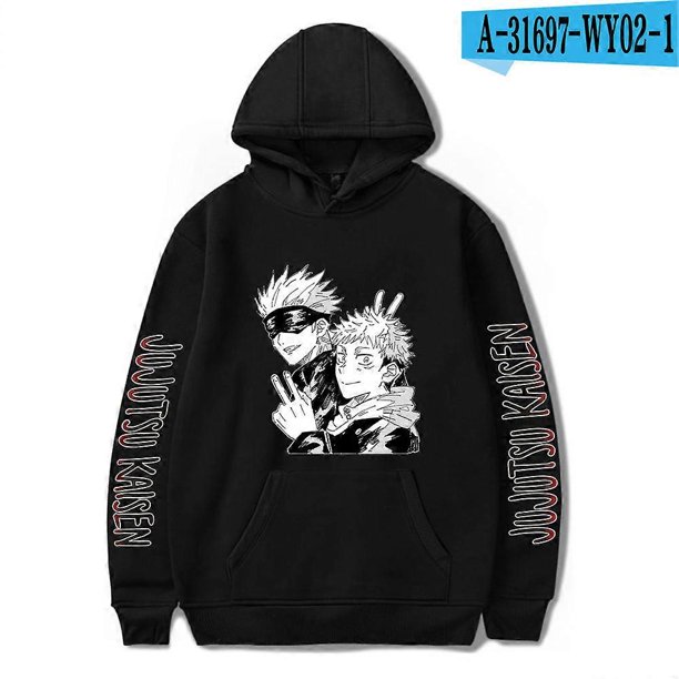 Sudadera con capucha de anime japonés, forro polar, unisex, ropa deportiva informal