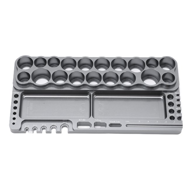Cergrey RC Stockage de Voiture, RC Support d'Outils, RC Outils Rack Universel Multifonctionnel Télécommande Pièces de Réparation de Voiture Organisateur Stand