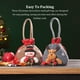 thumbnail image 3 of Bewildely Bolsa de tela para frutas navideñas: embalaje fácil, ligero y portátil para Navidad, fácil de embalar Kits de decoración para fiestas Anciano, 3 of 6