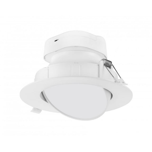 Satco S11713 LED Recessed Direct Wire Downlight 9W 120V 6" Gimbaled 3000K Dimmable (1 Pack)