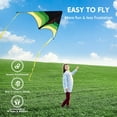 thumbnail image 3 of Joyfy Large Delta Kite Gradient, Easy to Fly for Kids and Adults, Large Beach Kite with 328 ft String for Outdoor Games and Activities, 3 of 7