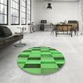 thumbnail image 4 of Ahgly Company Machine Washable Indoor Rectangle Transitional Forest Green Area Rugs, 2' x 4', 4 of 7