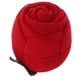 thumbnail image 2 of Caja de anillos flocada con forma de rosa roja, portátil, para guardar aretes, collares, anillos y regalos., 2 of 14