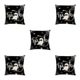 thumbnail image 3 of QualitChoice Soft And Easy-care Halloween Throw Pillow Covers For Creepier Look JYM328-2 5Set, 3 of 6