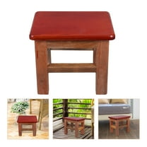 WRITWAA Solid Wood Small Stool Multi Seating for Home Use Indoor 1Set