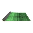 thumbnail image 2 of Ahgly Company Indoor Square Abstract Emerald Green Modern Area Rugs, 4' Square, 2 of 4