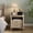 Natural Oak, variant on KeyWhat Farmhouse Nightstand, 3 Drawer Wood Side Table with Charging Station for Bedroom, Living Room,Light Tree Knot
