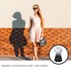 thumbnail image 4 of Camiseta de mujer Gradiente Impreso Blusa Casual Gradiente suelto Impreso Casual Cuello en V Negro S, 4 of 6