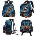 thumbnail image 4 of Starry Dinosaur Cute Printed Backpack with Adjustable Shoulder Strap, Large Capacity, Lightweight, 4 of 6