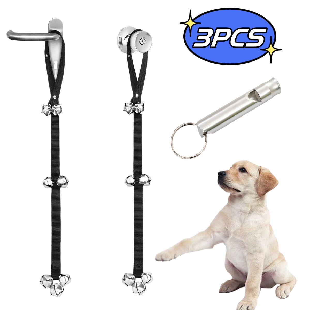 Dog Doorbells Dog Bells for Door Potty Training Adjustable and 7 Loud