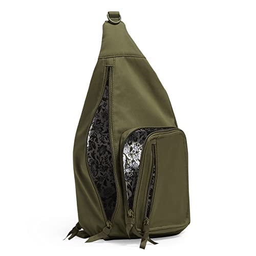 Mochila con Correa Mediana de Vera Bradley Verde Enredadera de Escalada Algodon Reciclado Walmart en linea