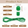 thumbnail image 2 of Uxcell 2 Count Elastic Shoe Laces, No Tie Shoelaces Reflective Dot Light Green, 2 of 6