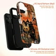 thumbnail image 4 of Haunted Halloween Phone Case, Vintage Ghosts and Pumpkin Skeleton Collage, Spooky Aesthetic iPhone Cover for iPhone 16 15 14 13 12 11 Pro Plus Max Mini, 4 of 6