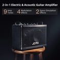 thumbnail image 2 of Combo de amplificador de guitarra portátil JOYO DC-15S de 15 W con 9 modelos de preamplificador, 2 of 7