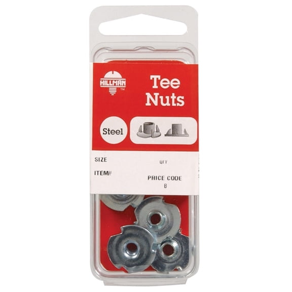 Hillman Teenut 20 x 1/4 in. Zinc Steel Carded 4