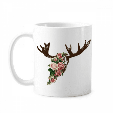 

Flowers Roses Cover Face Art Deco Fashion Mug Pottery Cerac Coffee Porcelain Cup Tableware