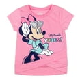 thumbnail image 5 of Disney Minnie Mouse Little Girls Crossover T-Shirt and Leggings Outfit Set Infant to Big Kid, 5 of 5