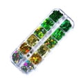 thumbnail image 5 of Vogacara Conjunto de calcomanías de Festival para mujer, copos de purpurina para uñas de hoja verde, accesorios, decoraciones, accesorios de manicura, Type2 NO2 Vogacara CBP330632, 5 of 5