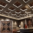 thumbnail image 2 of Vintage Pattern Tin Ceiling Tiles interior decorative panel for Restaurant PL16 Traditional copper 10Pcs/pack, 2 of 9