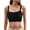 AC03-Black, variant on Women'S Stretch Sports Bra Longline Yoga Wireless Comfortable Seamless Sleep Yoga Tank Fitness Bra Workout Camisole Crop Tops Gray XL