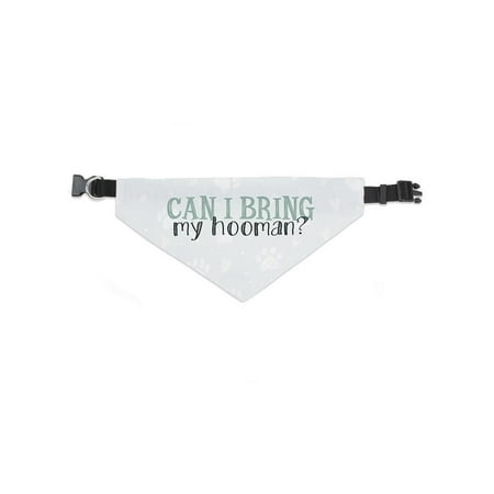 Can I Bring Hooman Pet Bandana -Smartprints Designs, Small