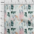 thumbnail image 1 of oneOone Silk Tabby Dark Green Fabric Texture Watercolor Dress Material Fabric Print Fabric By The Yard 42 Inch Wide, 1 of 4