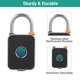 thumbnail image 3 of Candado de huella digital con APP Desbloqueo Locker Lock Candado inteligente con, 3 of 7