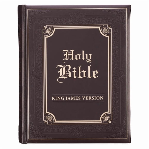 KJV Family Bible Lux-Leather, (Hardcover)