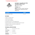 thumbnail image 2 of Fan Clutch - Compatible with 1996 - 2000 GMC C3500 5.7L V8 1997 1998 1999, 2 of 2