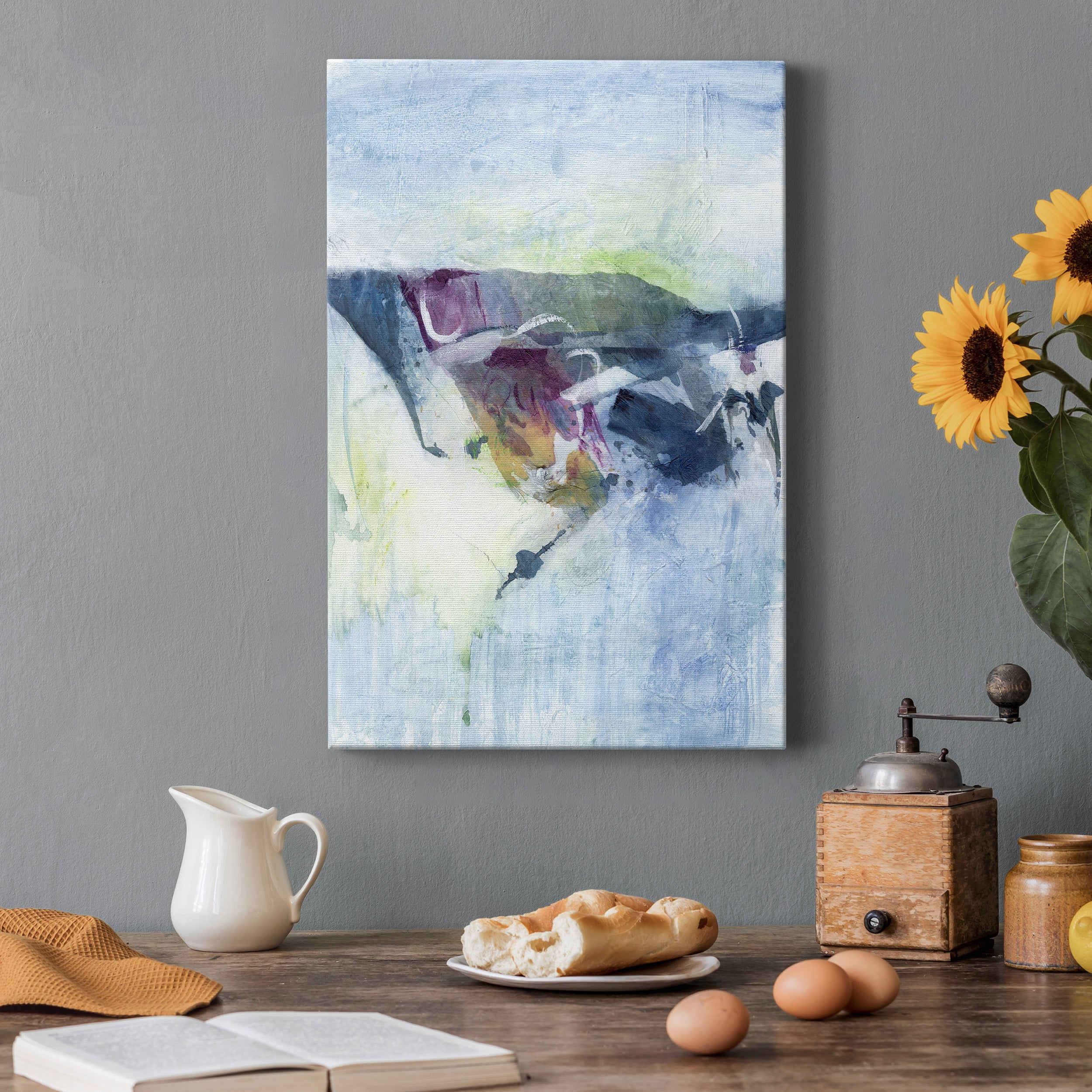 Gliding on Ice II Premium Gallery Wrapped Canvas - Ready to Hang