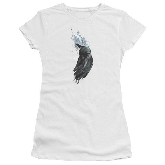 Batman - Wash - Juniors Teen Girls Cap Sleeve Shirt - Large