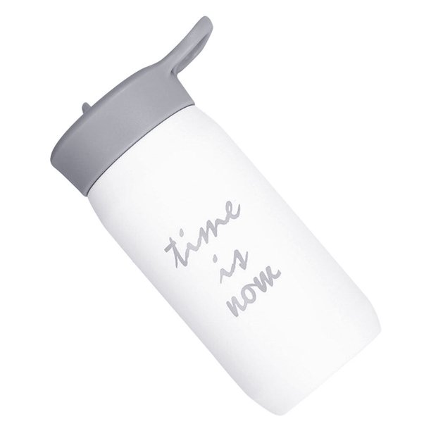 Billuyoard - Taza de vacío con aislamiento de acero inoxidable, botella de agua de retención portátil Utensilios de cocina Blanco