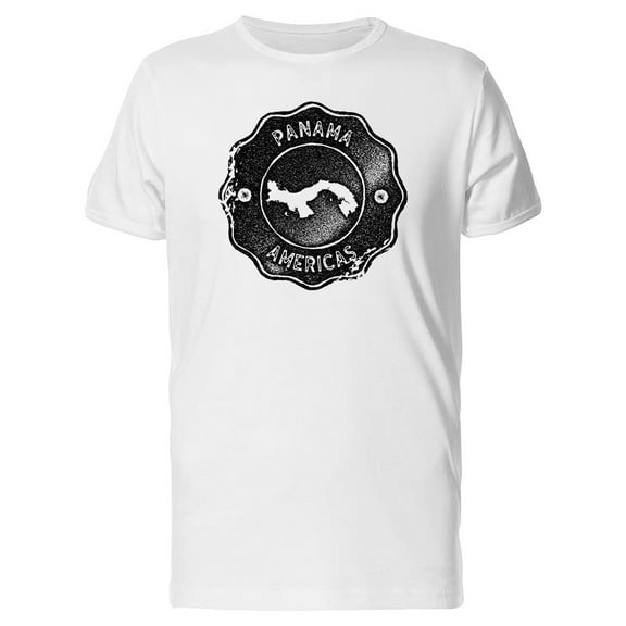 Panama, Grunge Map, Americas T-Shirt Men -Image by Shutterstock, Male x-Large