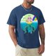 thumbnail image 5 of Camiseta de papá de gemelos para hombre camisa de diseño grande y alto esencial como un paseo en el parque gráfico, 5 of 7